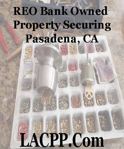 REO Bank Owned Property Securing Pasadena