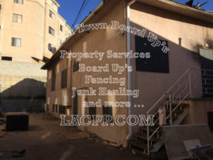 Chinatown Los Angeles Board UP's
